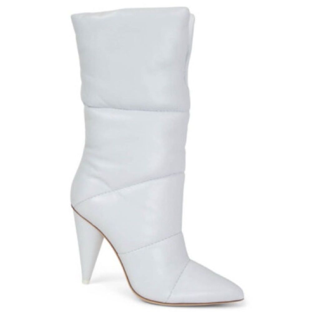 Jimmy Choo - Off White Sara boots in white. Size 35.5 new in box